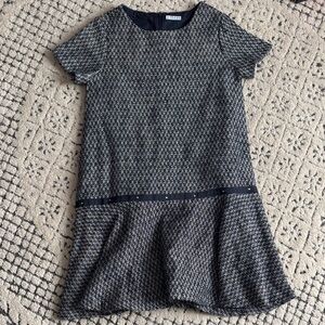 Mayoral Chic Black and Gray Formal Kids Dress Girls sz 12